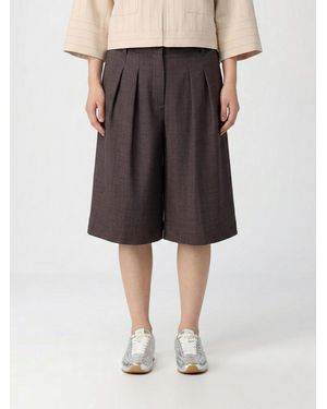 Liu Jo Viscose Blend Shorts - Grey