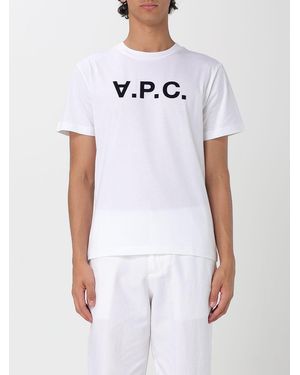 A.P.C. Camiseta Hombre - Blanco