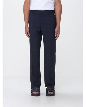 Fendi Classic Wool Trousers - Blue