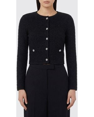 Alessandra Rich Cardigan Aus Wollmischung - Schwarz