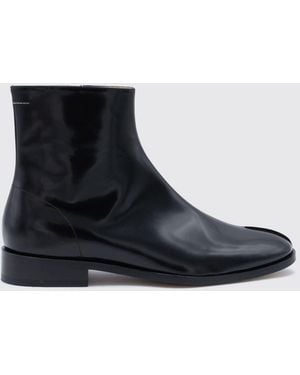 MM6 by Maison Margiela Tabi Ankle Boots - Black