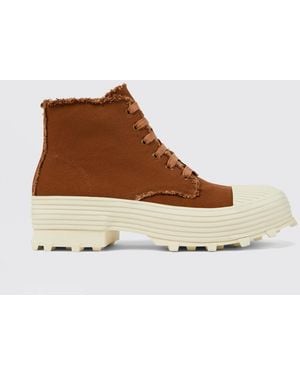 CAMPERLAB Traktori Tencel Ankle Boot - Brown