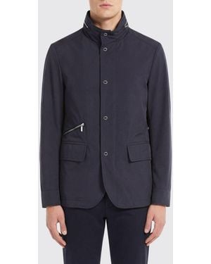 Moorer Sten-At Polyester Jacket - Blue