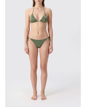 Oséree Lurex Bikini Swimsuit - Natural