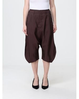 Lemaire Viscose Blend Bermuda Shorts - Red