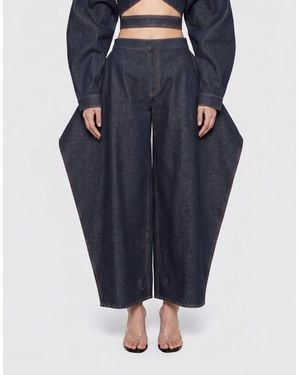 Alaïa Pantalones Cortos Mujer - Azul