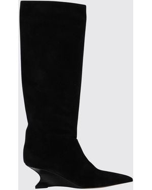 Paris Texas Flat Ankle Boots - Black