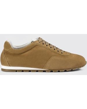 Doucal's Suede Sneakers - Natural
