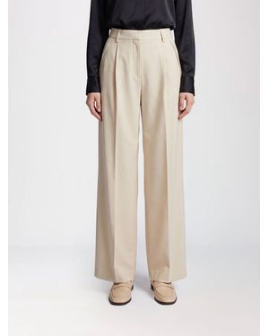 Jacob Cohen High-Waisted Tailored Palazzo Pants - Natural
