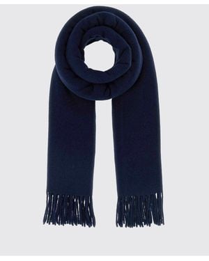 Maison Kitsuné Maison KitsunÉ Virgin Wool Scarf - Blue