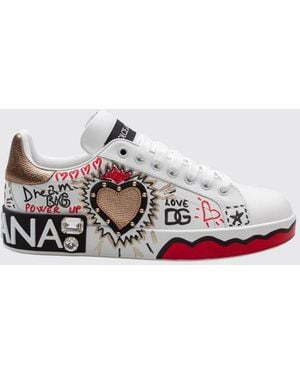 Dolce & Gabbana Dolce &Amp Gabbana Portofino Low-Top Trainers - White