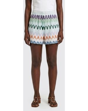 Missoni Printed Viscose Blend Shorts - Black