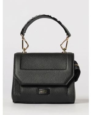Lancel Ninon Grained Leather Bag - Black
