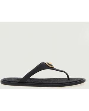 Versace Rubber Sandals - Black