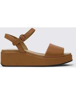 Camper Sandales Plates Femme - Marron