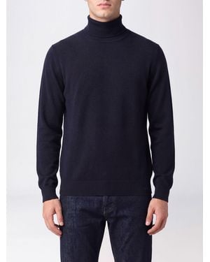 Fedeli Long-Sleeved Turtleneck Jumper - Blue