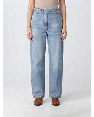 Magda Butrym Jeans De Pernera Ancha De Denim - Azul