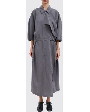 Lemaire Silk Chemisier Dress - Grey