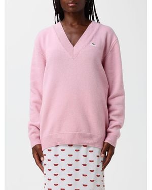 Fiorucci Relaxed Fit Turtleneck Sweater - Pink