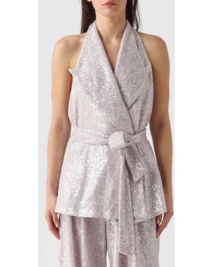 Twentyfourhaitch Sequin Vest - Purple