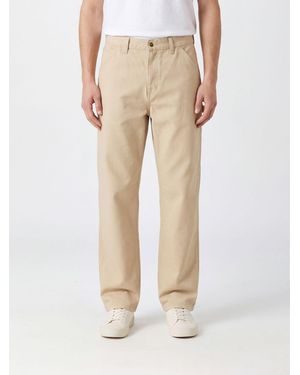 Carhartt Single Knee Straight-Leg Cotton Carpenter Pants - Natural