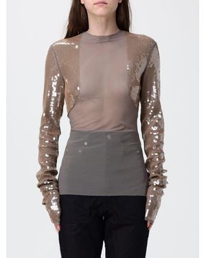 Rick Owens Camiseta Mujer - Gris
