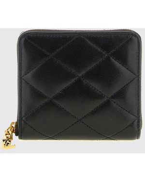 Saint Laurent Matelassé-Nappa-Geldbörse - Schwarz