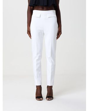 Elisabetta Franchi Pantaloni Cropped - Bianco