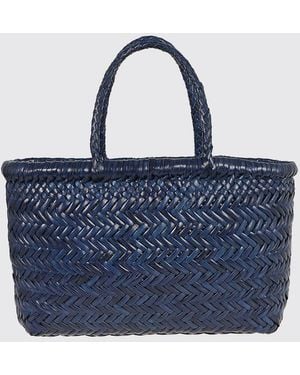 Dragon Diffusion Borsa Mini Flat Gora - Blu