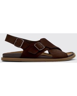 Camper Lluc Suede Sandals - Brown