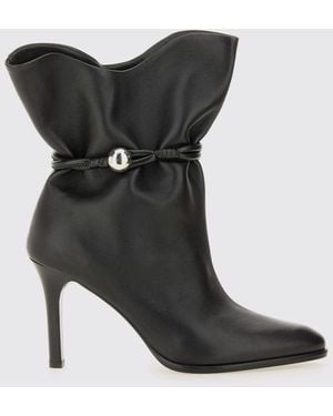 Isabel Marant Flat Ankle Boots - Black