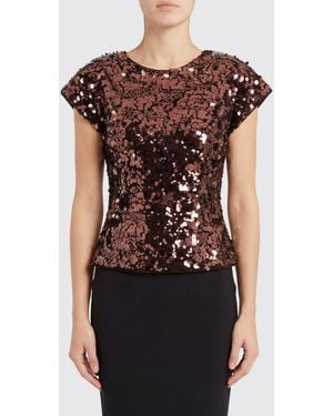 Ganni Sequin Top - Black