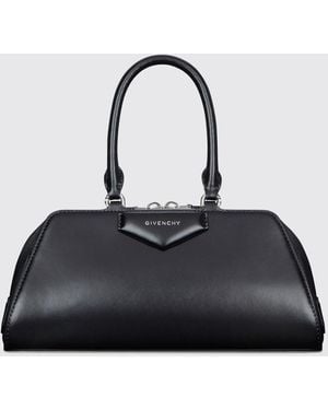 Givenchy Antigona East-West Leather Bag - Black