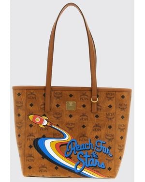 MCM Schultertasche Damen - Weiß