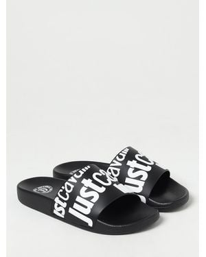 サンダル JUST CAVALLI Men Sandals Black 76QA3SZ1ZS785 L01 Just Cavalli Sandals and Slides for Men | Online Sale up to