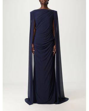 Talbot Runhof Vestido Mujer - Azul