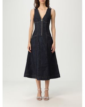 Self-Portrait Vestido Mujer - Azul