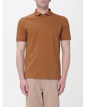 Sun 68 Cotton Polo Shirt - Brown