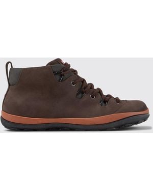 Camper Peu Pista Gm Gore-Tex And Nubuck Outdoor Boots - Brown