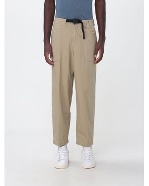 Murphy & Nye Stretch Cotton Pants With Drawstring Waist - Natural