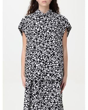 Marni Printed Cotton Poplin Shirt - Black