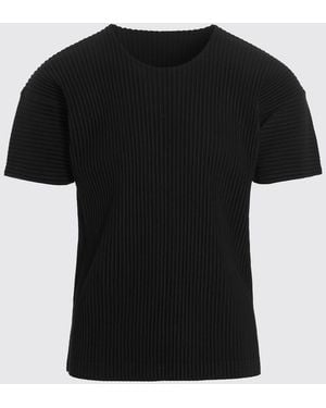 Homme Plissé Issey Miyake Camiseta Hombre - Negro