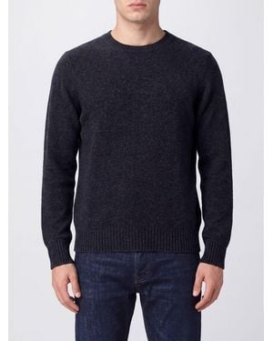 Drumohr Long-Sleeved Crewneck Sweater - Blue