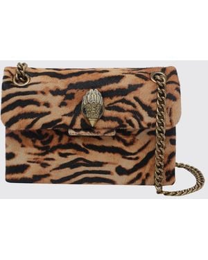 Kurt Geiger Kensington Animal Print Pony Hair Mini Shoulder Bag - Brown