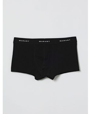 Isabel Marant Stretch Cotton Boxer Shorts - Black