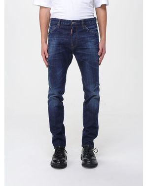 DSquared² Jeans Skinny Fit Teddy De Denim Elástico - Azul