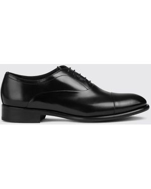 Doucal's Leather Oxford Shoes - White