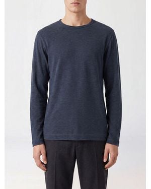 Closed Long-Sleeved T-Shirt - Blue