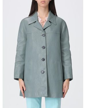 Chloé Chlo&Eacute Lammlederjacke - Blau