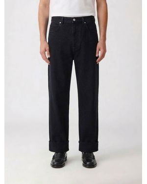 Bottega Veneta Wide-Leg Denim Jeans - Black